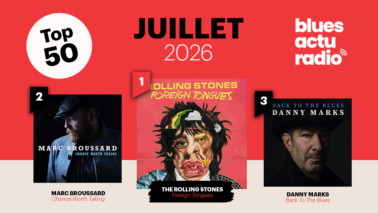 Blues Actu Radio : les albums les plus diffusés en juillet